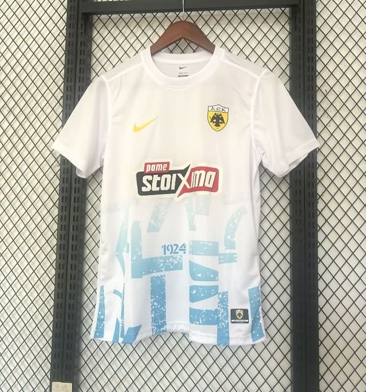 Thailand Quality(AAA) 25/26 AEKAthens Third Soccer Jersey