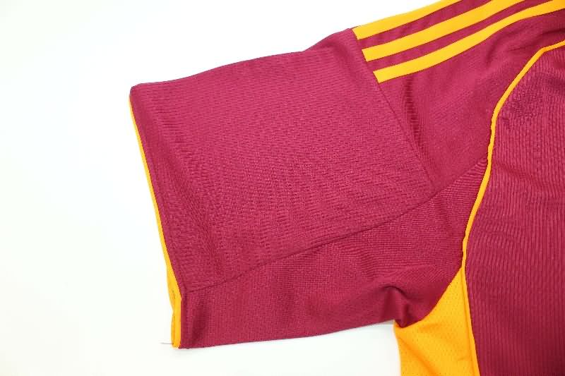 Thailand Quality(AAA) 25/26 AS Roma Home Soccer Jersey