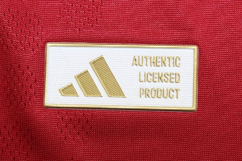 Thailand Quality(AAA) 25/26 AS Roma Home Soccer Jersey (Player)