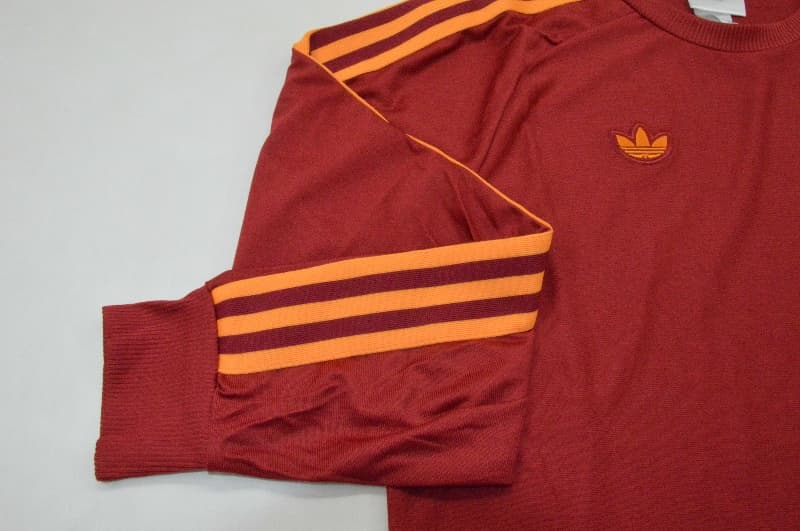 Thailand Quality(AAA) 25/26 AS Roma Red Long Sleeve Soccer Jersey