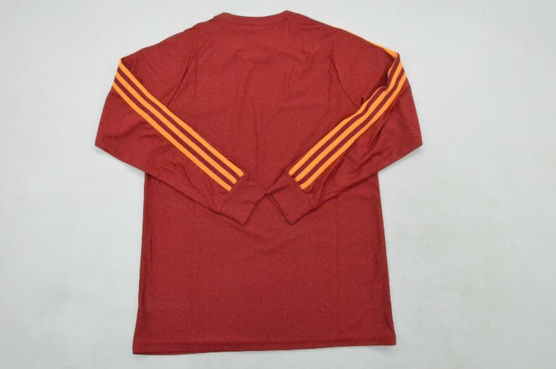 Thailand Quality(AAA) 25/26 AS Roma Red Long Sleeve Soccer Jersey
