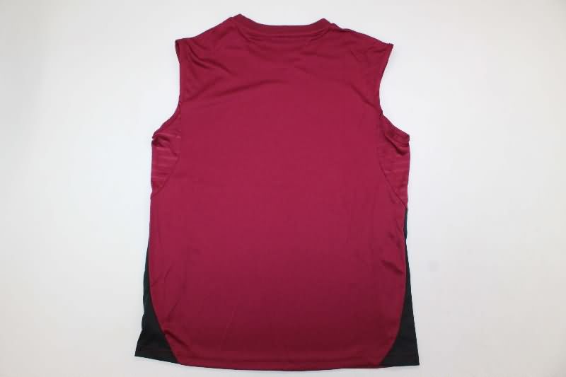 Thailand Quality(AAA) 25/26 AS Roma Training Vest Soccer Jersey