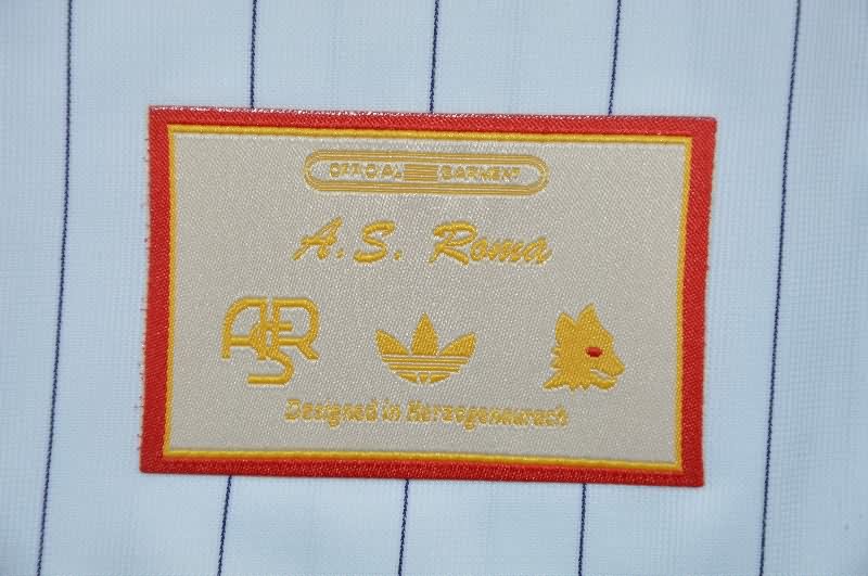 Thailand Quality(AAA) 25/26 AS Roma White Soccer Jersey 02