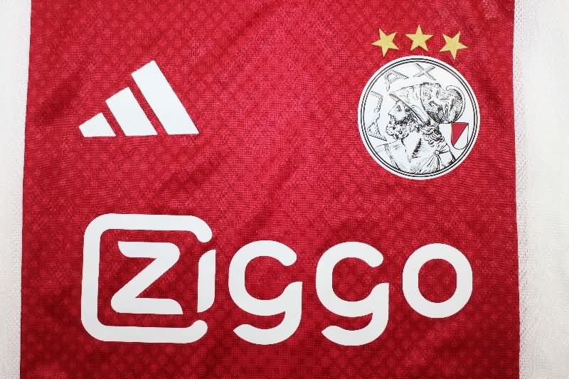 Thailand Quality(AAA) 25/26 Ajax Home Soccer Jersey (Player)