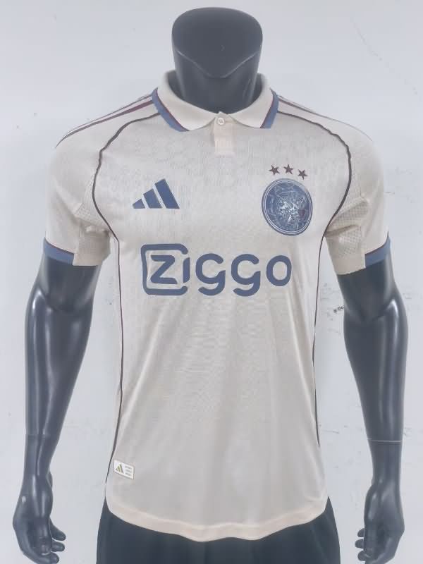 Thailand Quality(AAA) 25/26 Ajax Third Soccer Jersey (Player)