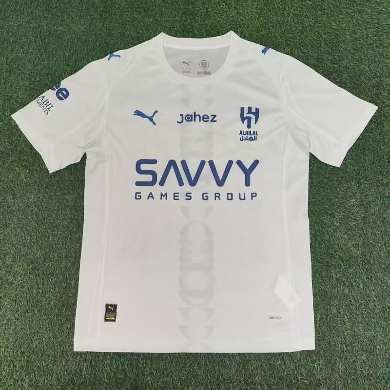 Thailand Quality(AAA) 25/26 Al Hilal Away Soccer Jersey