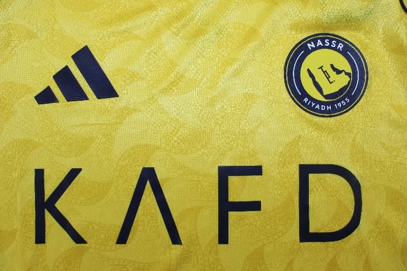 Thailand Quality(AAA) 25/26 Al Nassr FC Home Soccer Jersey (Player)