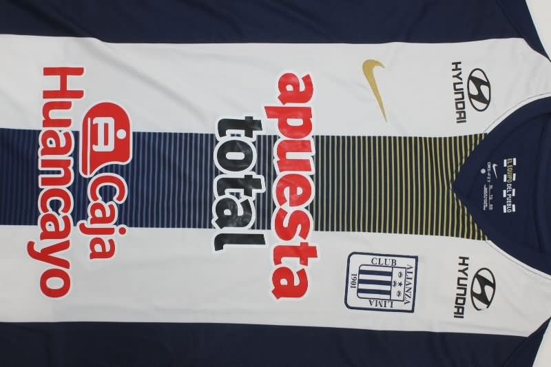 Thailand Quality(AAA) 2025 Alianza Lima Home Soccer Jersey