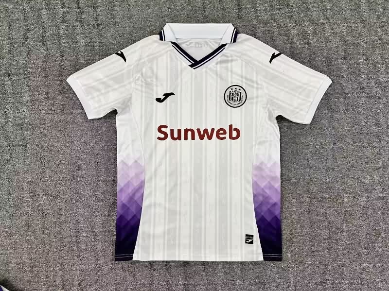 Thailand Quality(AAA) 25/26 Anderlecht Away Soccer Jersey