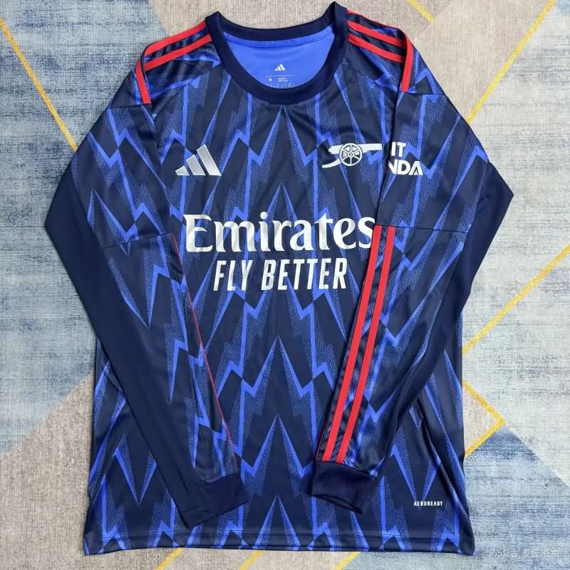 Thailand Quality(AAA) 25/26 Arsenal Away Long Sleeve Soccer Jersey