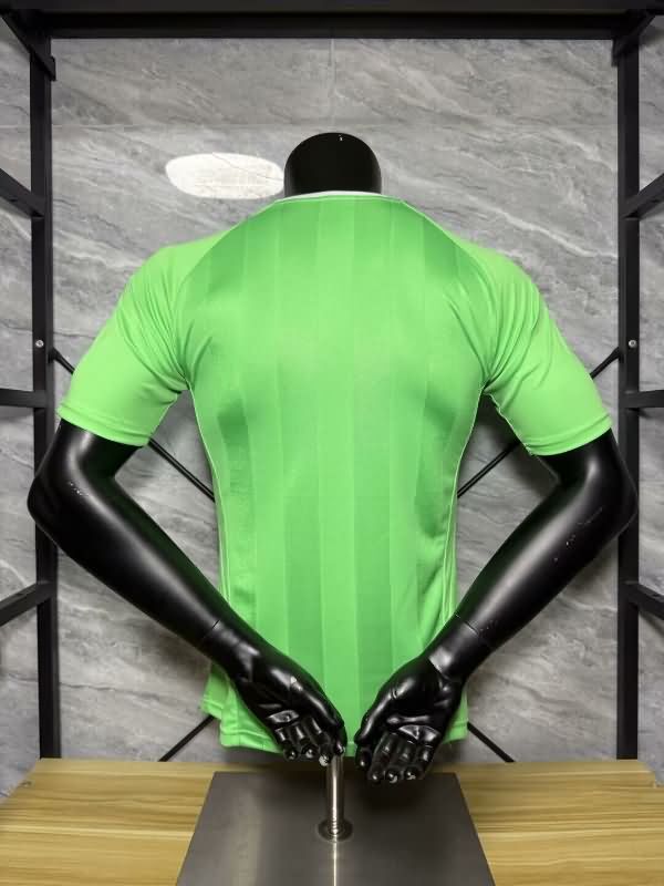 Thailand Quality(AAA) 25/26 Arsenal Goalkeeper Green Soccer Jersey(Player) Leaked
