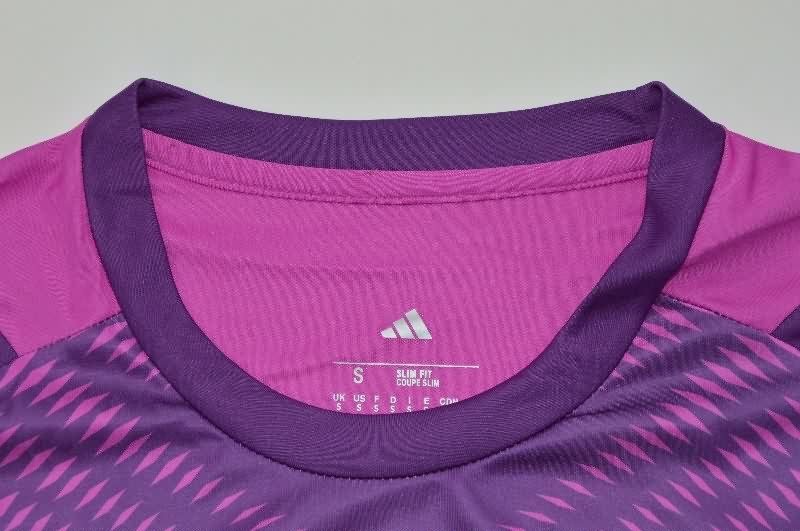 Thailand Quality(AAA) 25/26 Arsenal Goalkeeper Purple Soccer Jersey