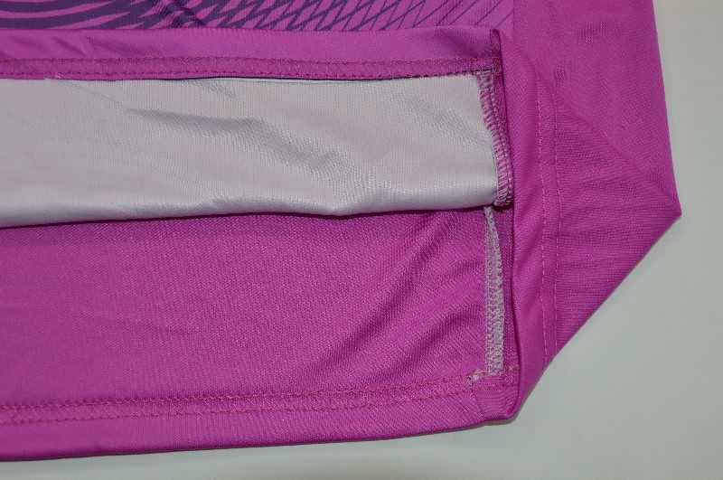 Thailand Quality(AAA) 25/26 Arsenal Goalkeeper Purple Soccer Jersey