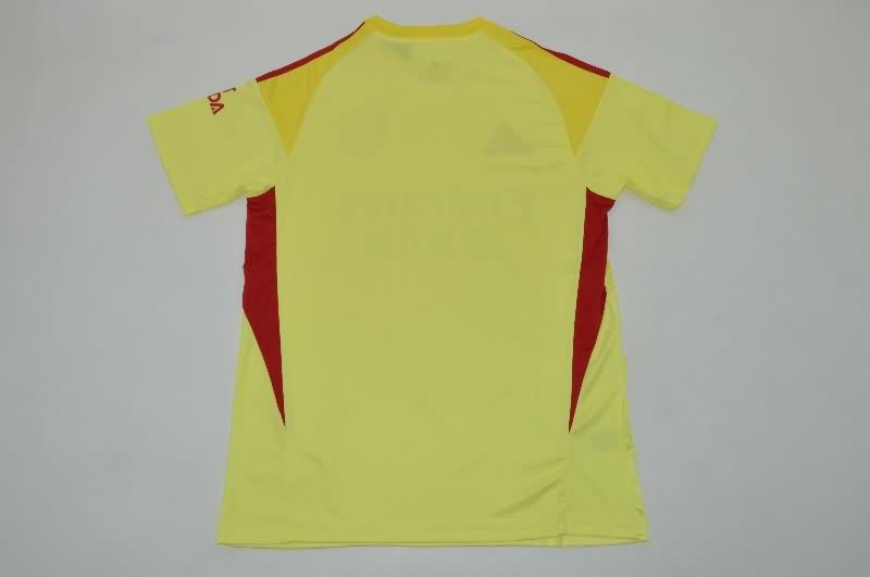 Thailand Quality(AAA) 25/26 Arsenal Goalkeeper Yellow Soccer Jersey