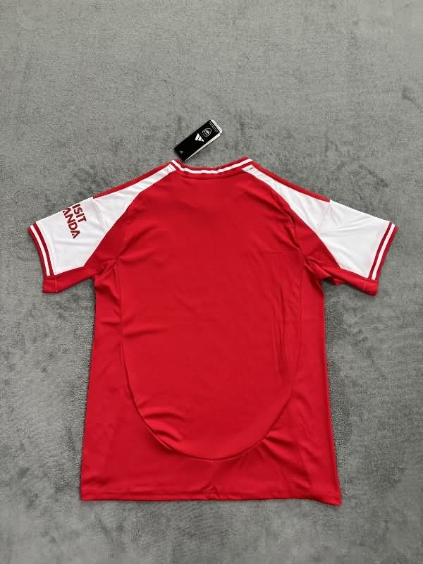 Thailand Quality(AAA) 25/26 Arsenal Home Soccer Jersey Leaked