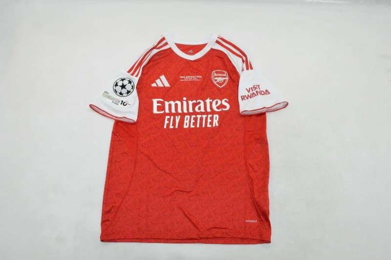 Thailand Quality(AAA) 25/26 Arsenal Home UCL Final Soccer Jersey Thailand Quality(AAA) 25/26 Arsenal Home UCL Final Soccer Jersey