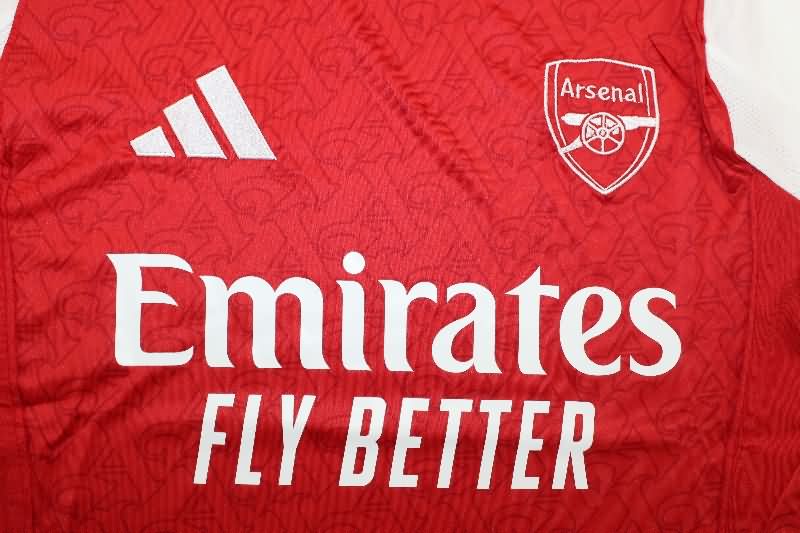 Thailand Quality(AAA) 25/26 Arsenal Home Long Sleeve Soccer Jersey