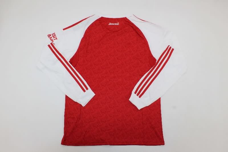 Thailand Quality(AAA) 25/26 Arsenal Home Long Sleeve Soccer Jersey