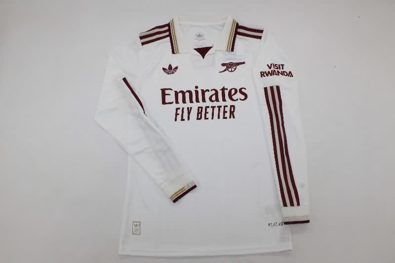 Thailand Quality(AAA) 25/26 Arsenal Third Long Sleeve Soccer Jersey(Player)