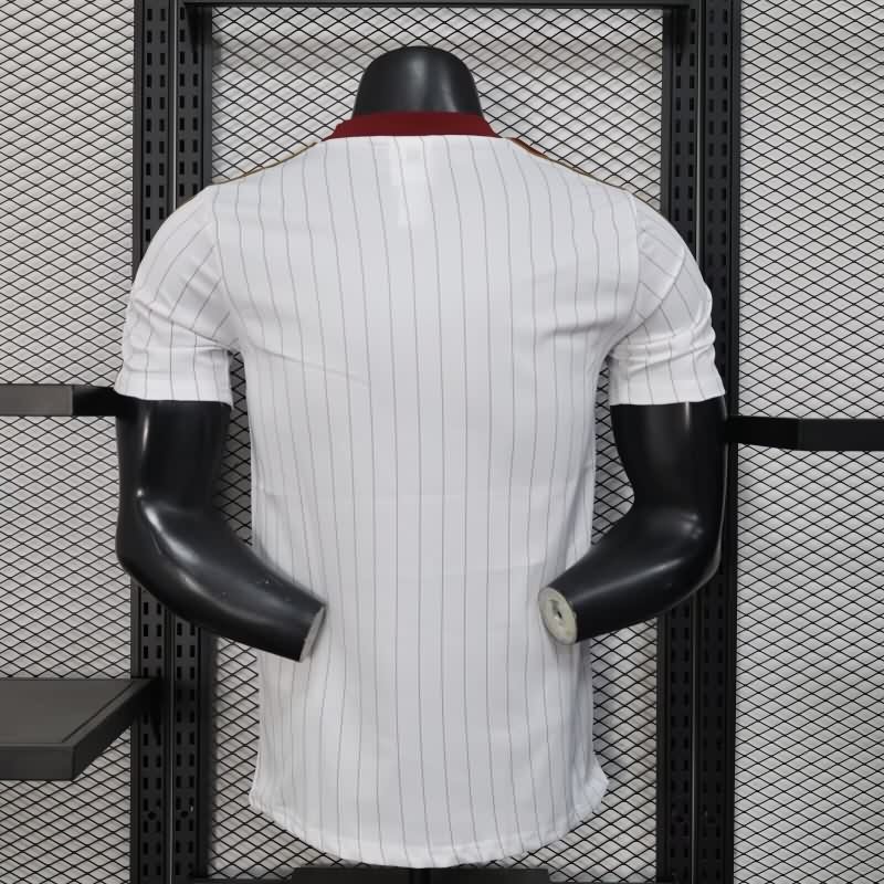 Thailand Quality(AAA) 25/26 Arsenal White Soccer Jersey(Player)