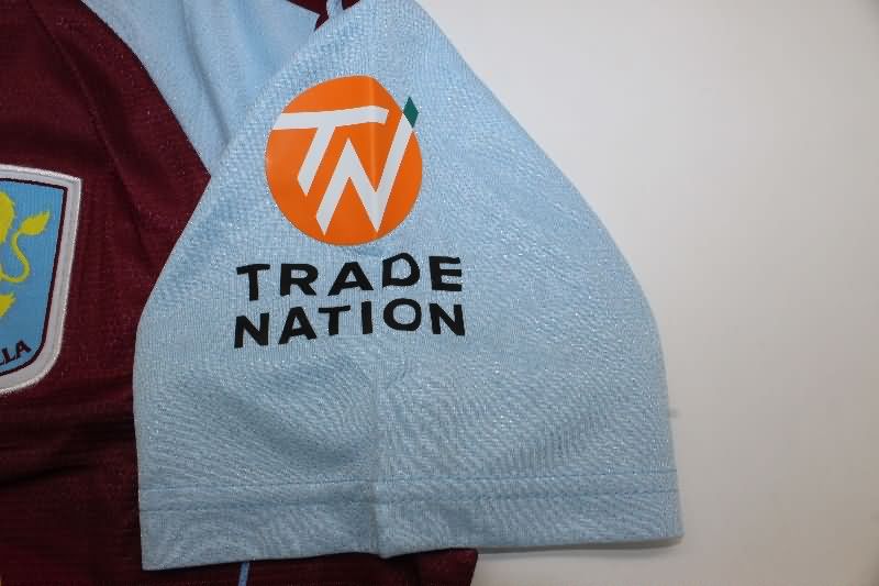 Thailand Quality(AAA) 25/26 Aston Villa Home Soccer Jersey