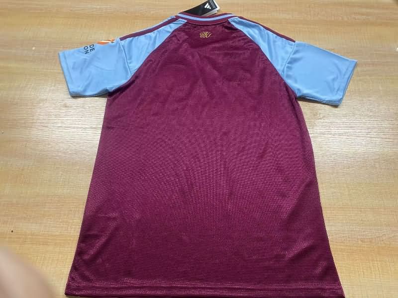 Thailand Quality(AAA) 25/26 Aston Villa Home Soccer Jersey Leaked