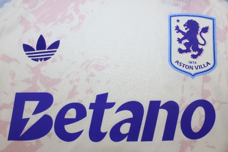 Thailand Quality(AAA) 25/26 Aston Villa Third Soccer Jersey (Player)