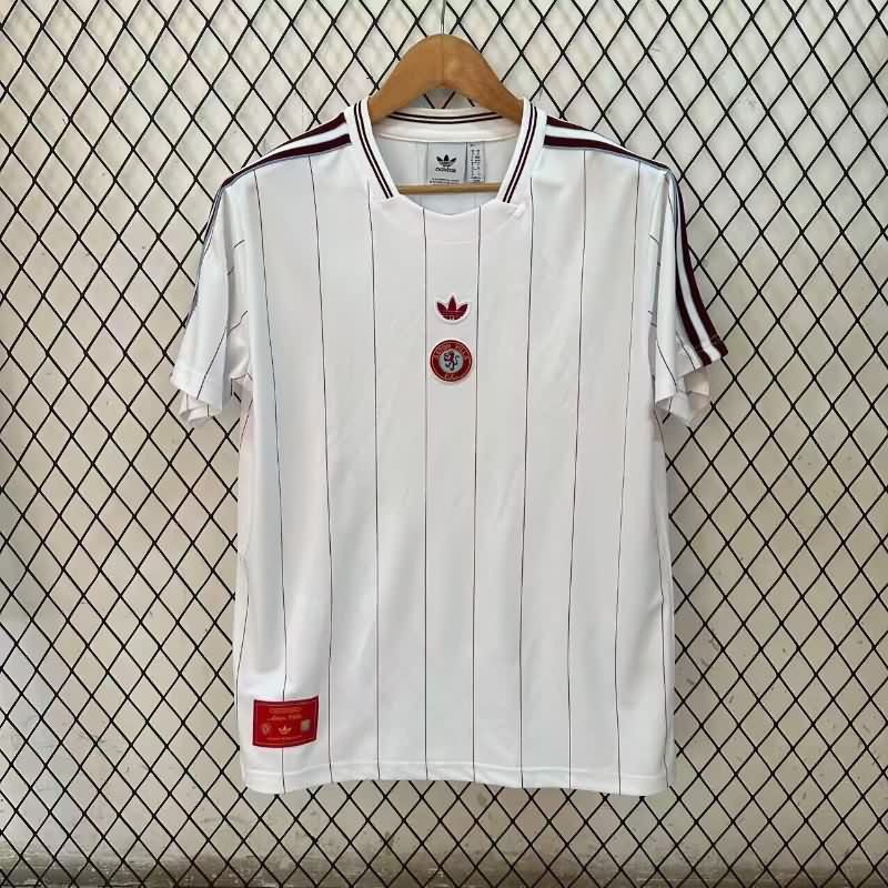 Thailand Quality(AAA) 25/26 Aston Villa White Soccer Jersey