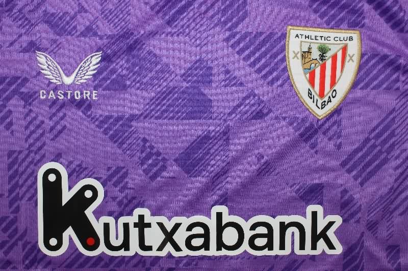 Thailand Quality(AAA) 25/26 Athletic Bilbao Goalkeeper Purple Soccer Jersey