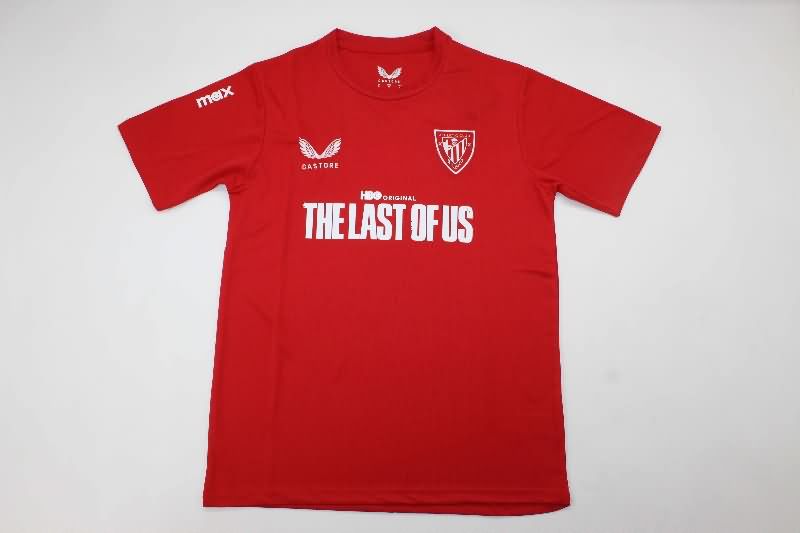 Thailand Quality(AAA) 25/26 Athletic Bilbao Goalkeeper Red Soccer Jersey