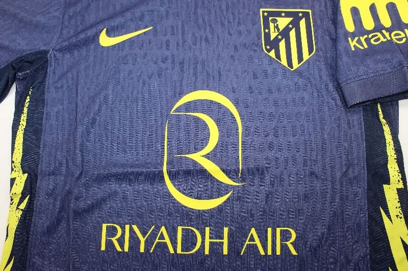 Thailand Quality(AAA) 25/26 Atletico Madrid Away Soccer Jersey (Player)