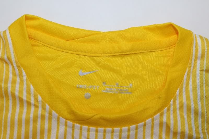 Thailand Quality(AAA) 25/26 Atletico Madrid Goalkeeper Yellow Soccer Jersey