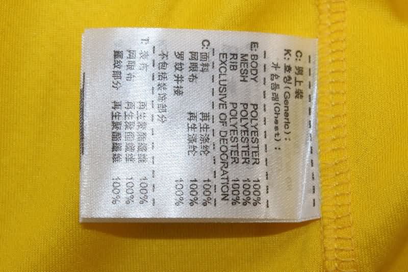Thailand Quality(AAA) 25/26 Atletico Madrid Goalkeeper Yellow Soccer Jersey