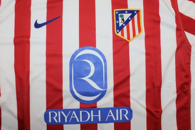 Thailand Quality(AAA) 25/26 Atletico Madrid Home Soccer Jersey Leaked