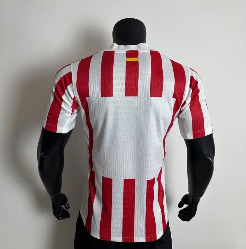 Thailand Quality(AAA) 25/26 Atletico Madrid Home Soccer Jersey (Player) Leaked