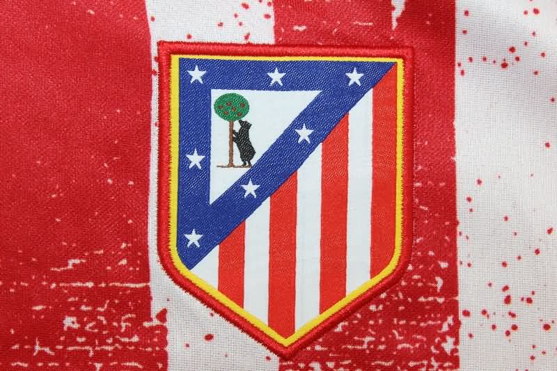 Thailand Quality(AAA) 25/26 Atletico Madrid Training Long Sleeve Soccer Jersey