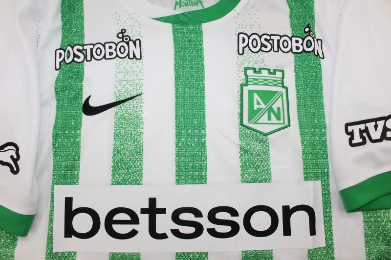 Thailand Quality(AAA) 2025 Atletico Nacional Home Soccer Jersey