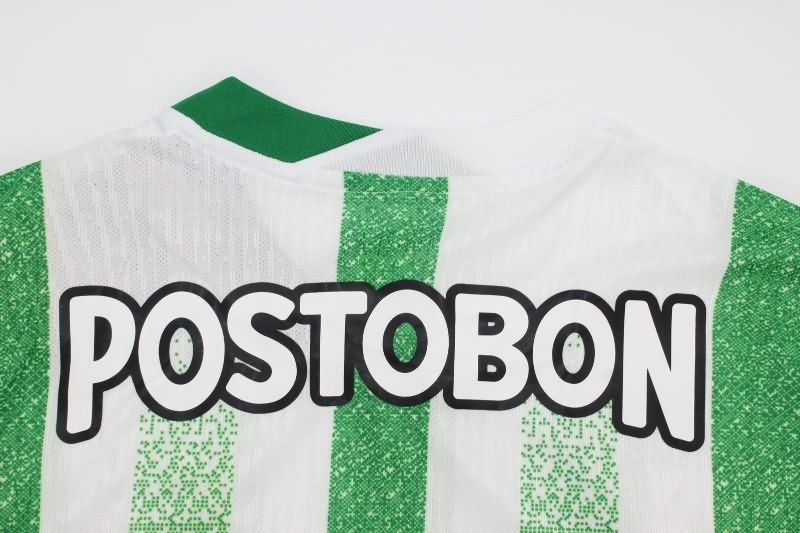 Thailand Quality(AAA) 2025 Atletico Nacional Home Soccer Jersey (Player)