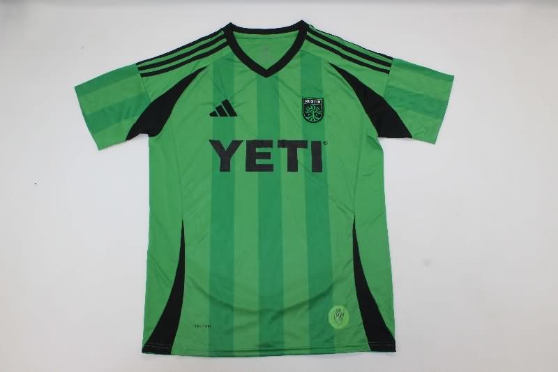 Thailand Quality(AAA) 2025 Austin Home Soccer Jersey