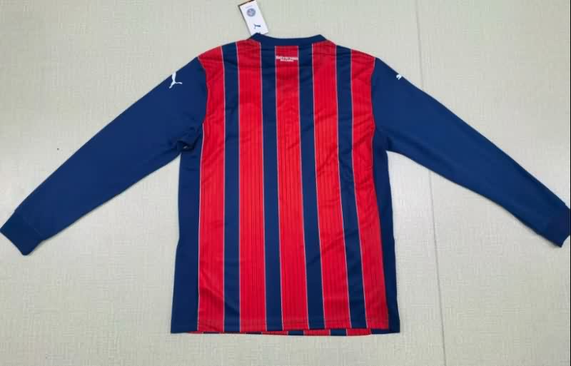 Thailand Quality(AAA) 2025 Bahia Away Long Sleeve Soccer Jersey