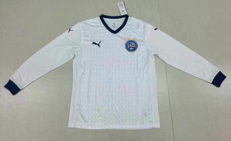 Thailand Quality(AAA) 2025 Bahia Home Long Sleeve Soccer Jersey