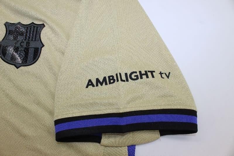 Thailand Quality(AAA) 25/26 Barcelona Away Soccer Jersey