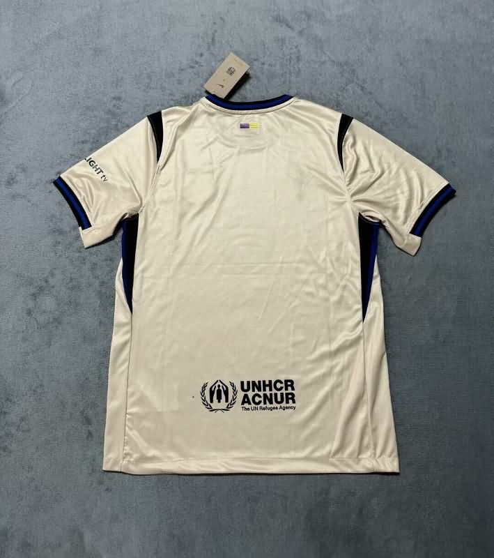 Thailand Quality(AAA) 25/26 Barcelona Away Soccer Jersey Leaked