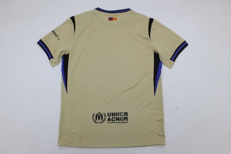Thailand Quality(AAA) 25/26 Barcelona Away Soccer Jersey Leaked