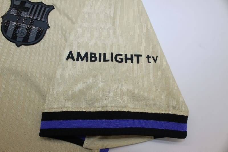 Thailand Quality(AAA) 25/26 Barcelona Away Soccer Jersey (Player)