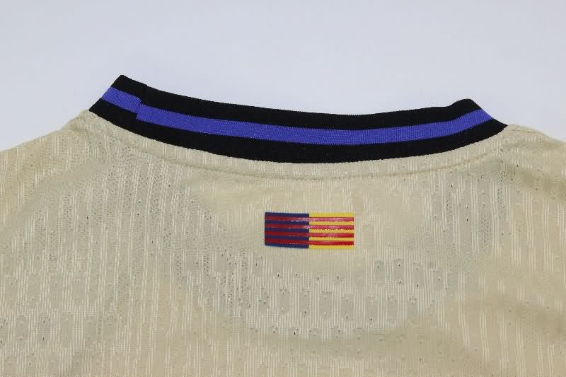 Thailand Quality(AAA) 25/26 Barcelona Away Soccer Jersey (Player)