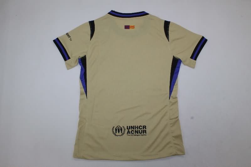 Thailand Quality(AAA) 25/26 Barcelona Away Women Soccer Jersey