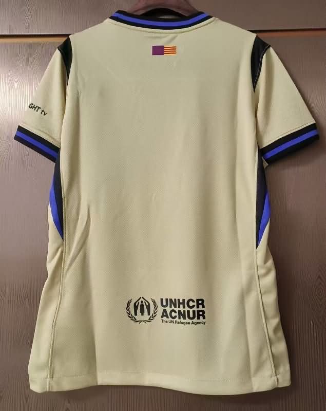 Thailand Quality(AAA) 25/26 Barcelona Away Women Soccer Jersey Leaked