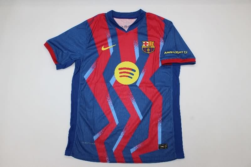Thailand Quality(AAA) 25/26 Barcelona Fourth Soccer Jersey