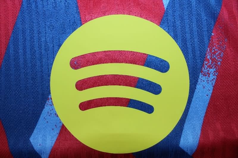 Thailand Quality(AAA) 25/26 Barcelona Fourth Soccer Jersey Leaked